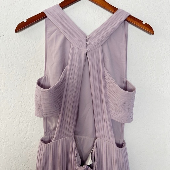 BCBGMAXAZRIA Raven Pleated Cutout Back Gown - Picture 7 of 12